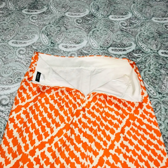 J. Crew Orange Skirt - Picture 6 of 9